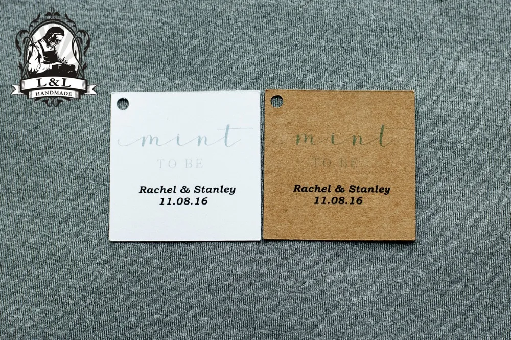 

Квадратные крафтовые/белые бумажные бирки #41, 200 шт., 5x5 см