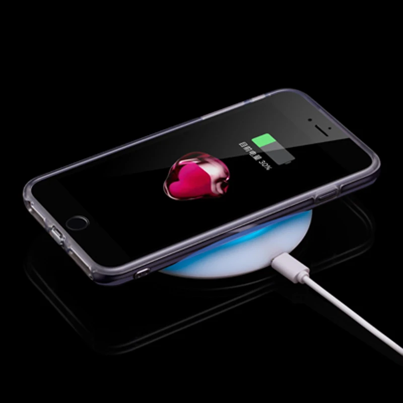 Беспроводное зарядное устройство Antye Qi для iPhone 8 Plus X Samsung Note Galaxy S8 S6 Edge и
