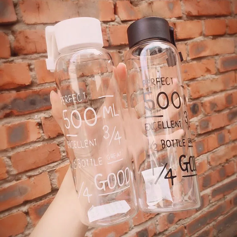 Бутылка My Bottle 500 мл Корейская вместительная стеклянная кружка из боросиликатного