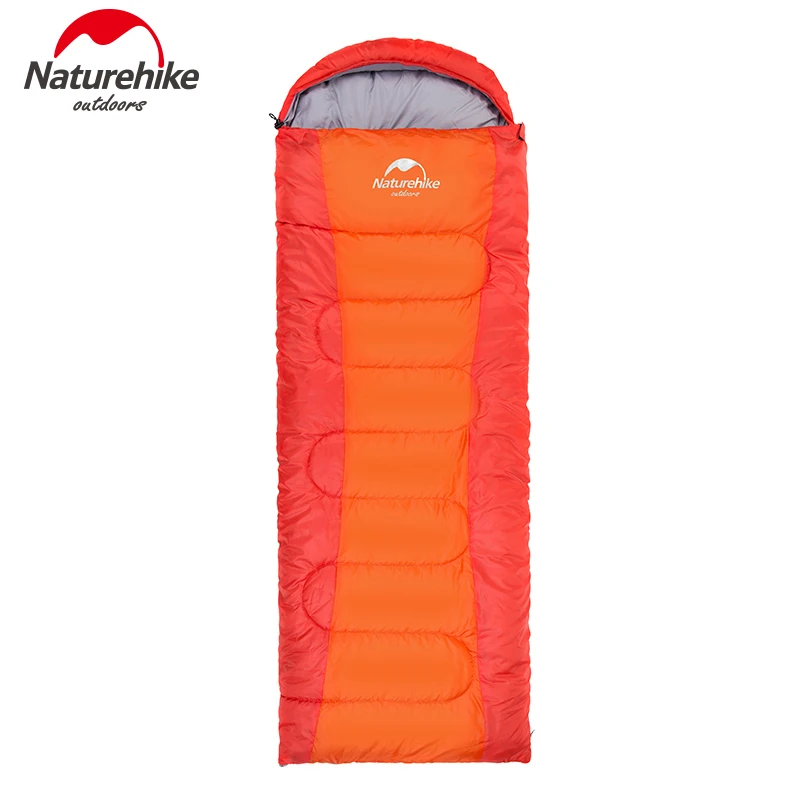 Naturehike пуховый хлопковый спальный мешок для отдыха на природе, зимний теплый спальный мешок для пикника, спальный мешок для путешествий, сумка для отдыха, NH15S009-D - Цвет: orange U250