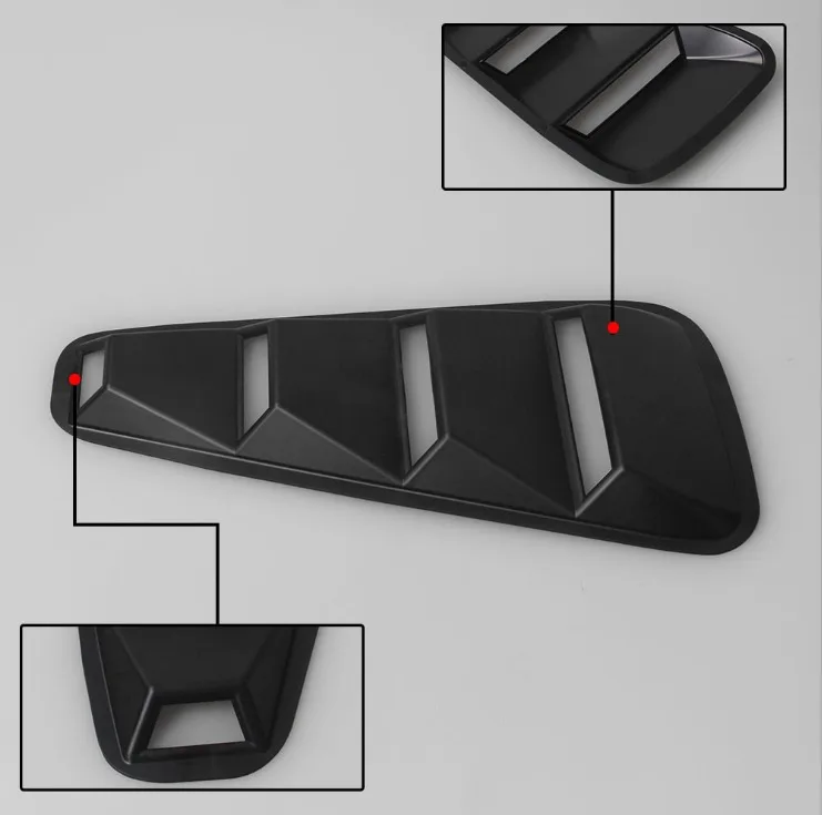 1 пара забавных 3D наклеек на боковое окно для 15 18 Ford Mustang Air Vent Стайлинг автомобиля