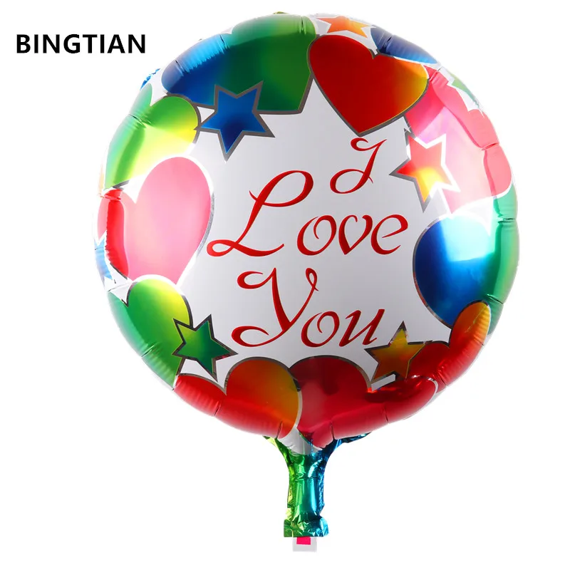 BINGTIAN LOVE balloon оптовая продажа вечерние воздушные шары в форме сердца на день