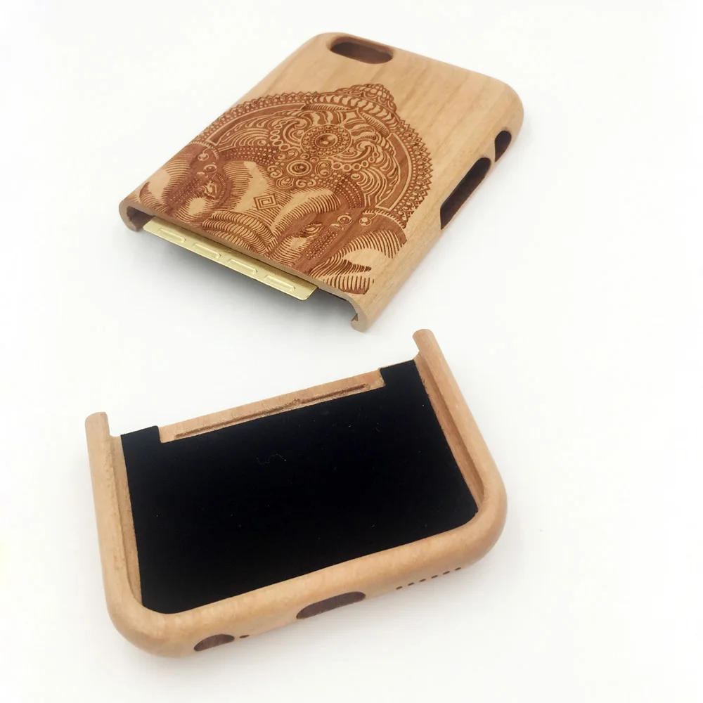 Чехол из натурального дерева для iPhone 6 6s Apple Жесткий мобильного телефона задняя