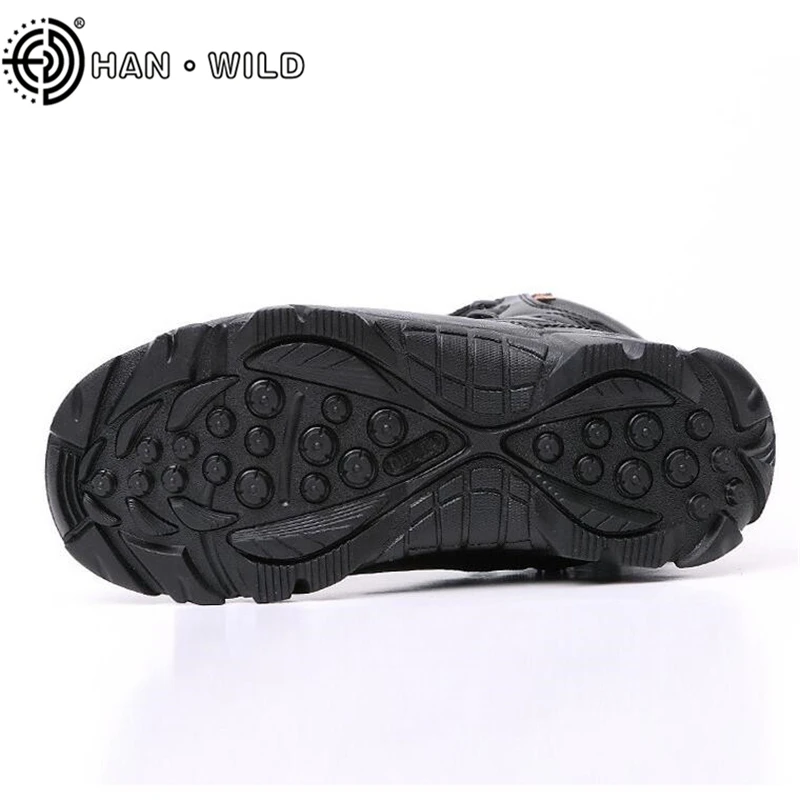 

Male Combat Shoes Genuine Leather Men's Tactical Boots Autumn/Winter Desert Boots For Military Enthusiasts Outdoor Ankle Boots