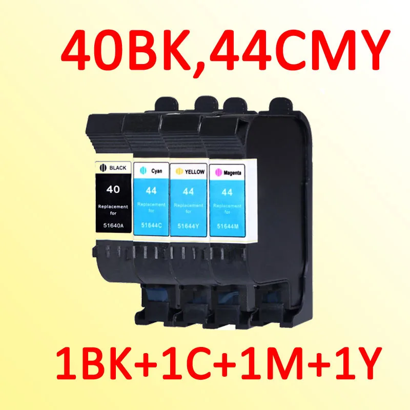 4x ink cartridge compatible for hp40 44 40 designjet 230 250c 330 350c 430 450c 455ca 51640A 51644C 51644M 51644Y