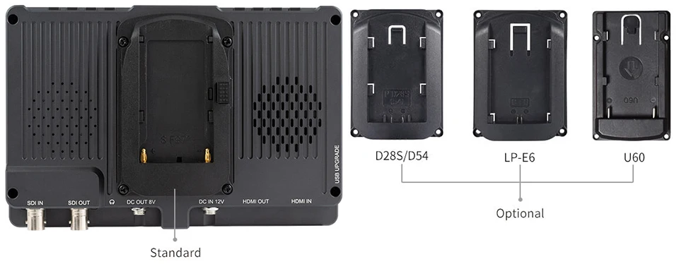 FEELWORLD P7S 7 дюймов 2200nit алюминиевый корпус полевой монитор 3g SDI 4K HDMI монитор Full HD 1920x1200 ips для DSLR камеры на открытом воздухе