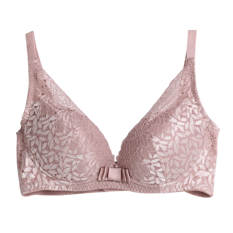 SuyaDream Women Bra Set 100%Natural Silk Lining and Lace Wire Free Bras Everyday lingerie set 2020 New Black Beige