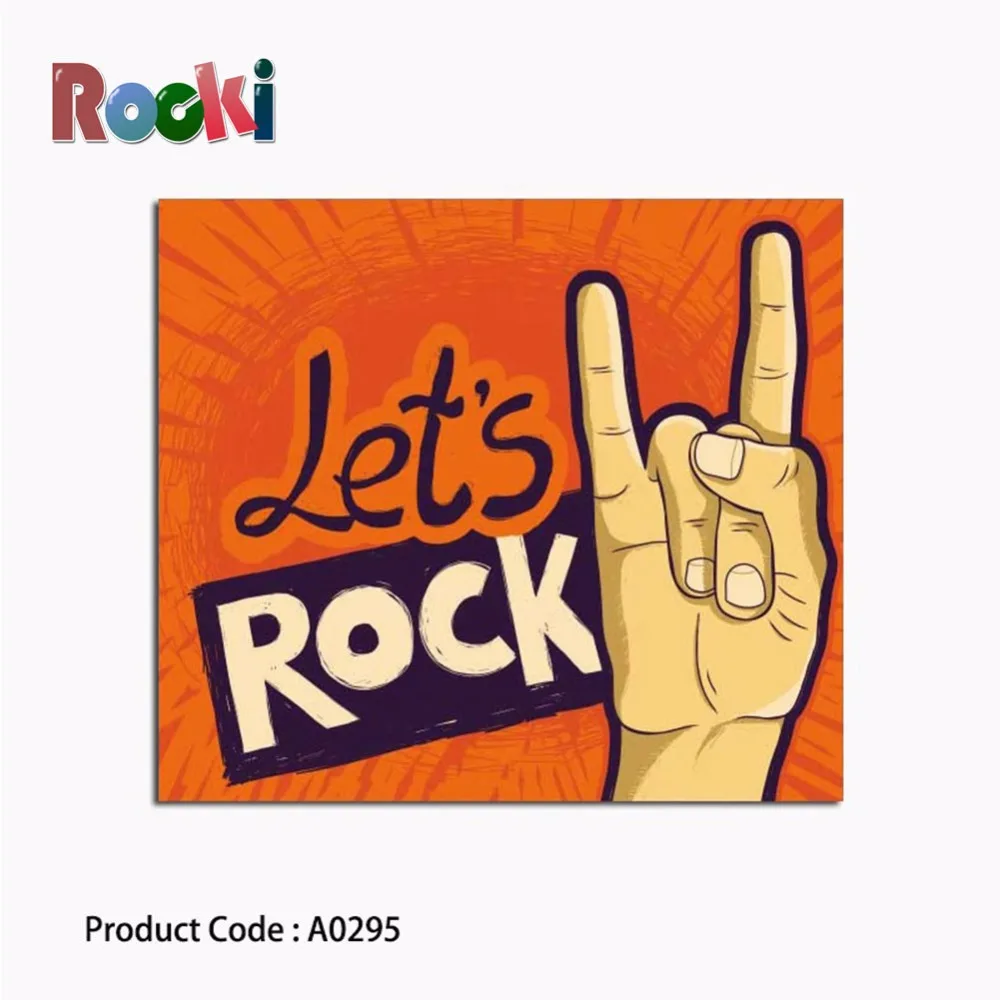 A0295 наклейки let's rock в стиле хип хоп Свободный стиль водонепроницаемый чемодан