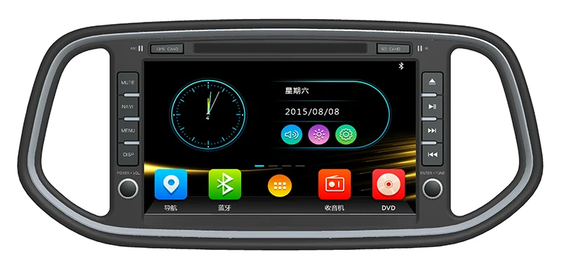 

9" in-Dash Car DVD player with GPS navigation BT/TV USB SD,audio Radio stereo,car multimedia headunit for KIA KX3 2014 2015 2016