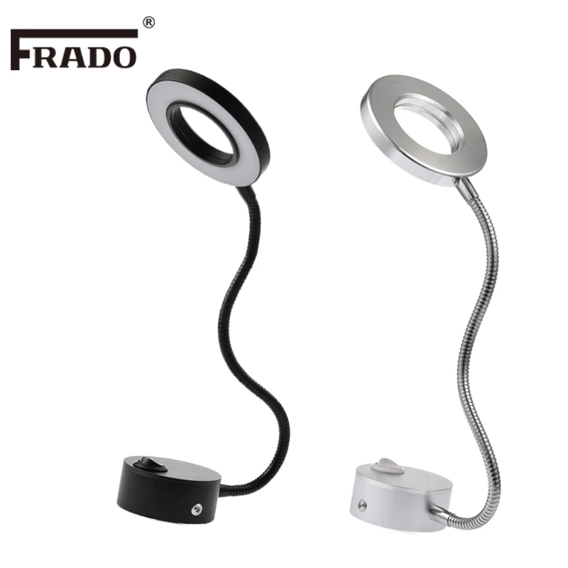 Светодиодная настенная лампа в виде шланга гибкий прикроватный светильник для