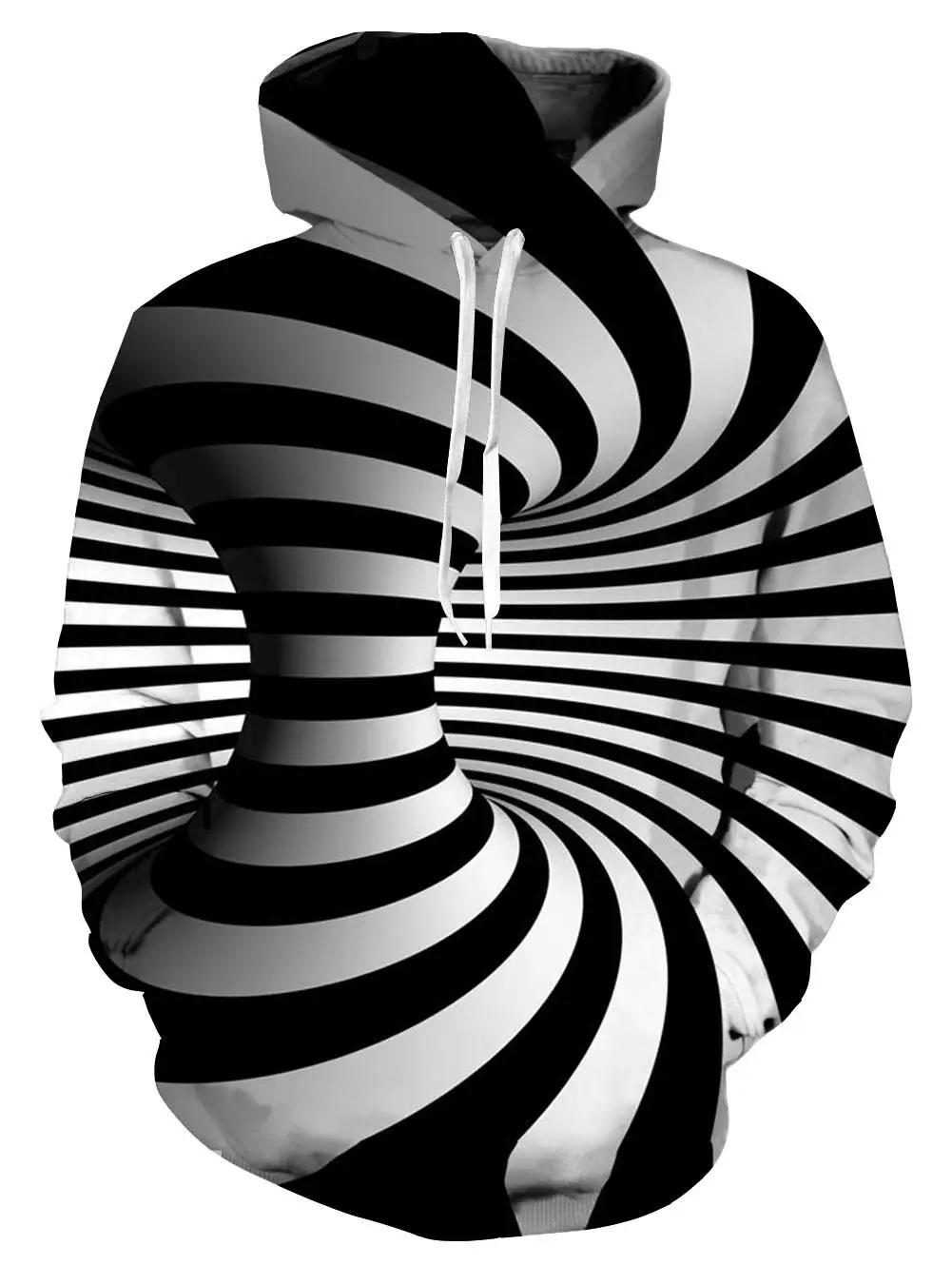 Красочные постоянно меняющиеся толстовки для мужчин и женщин гипноз 3D Мужской