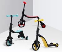 2019 new childrens scooter balance bicycle tricycle three in one baby stroller