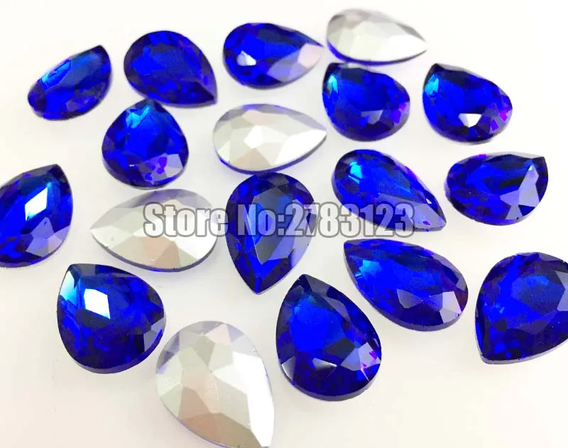 Заводские продажи royalblue pointback хорошее качество AAA + стеклянные хрустальные стразы