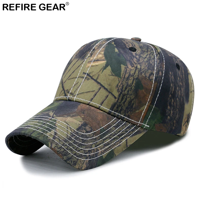 Мужская камуфляжная кепка ReFire Gear летняя для походов утаивающая Кепка рыбалки