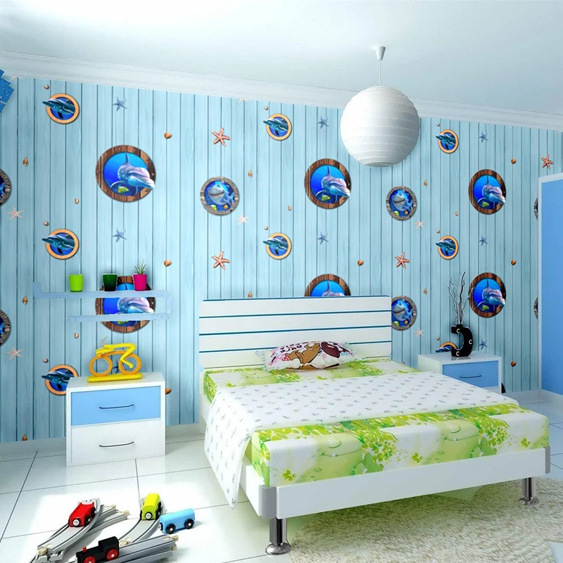 

Custom Size 3D Wallpaper Mural For Kids Cartoon Children Room Bedroom Wall Art