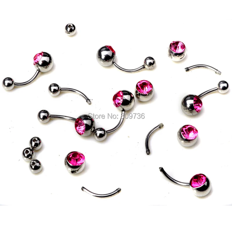 1 шт. стержень для пупка из хирургической стали|piercing body jewelry|body jewelrybelly bars |