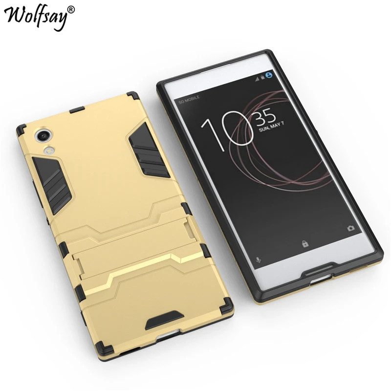 Wolfsay СПС чехол для Sony Xperia XA1 силиконовый армированный крышка 5 0 дюймов Fundas в виде