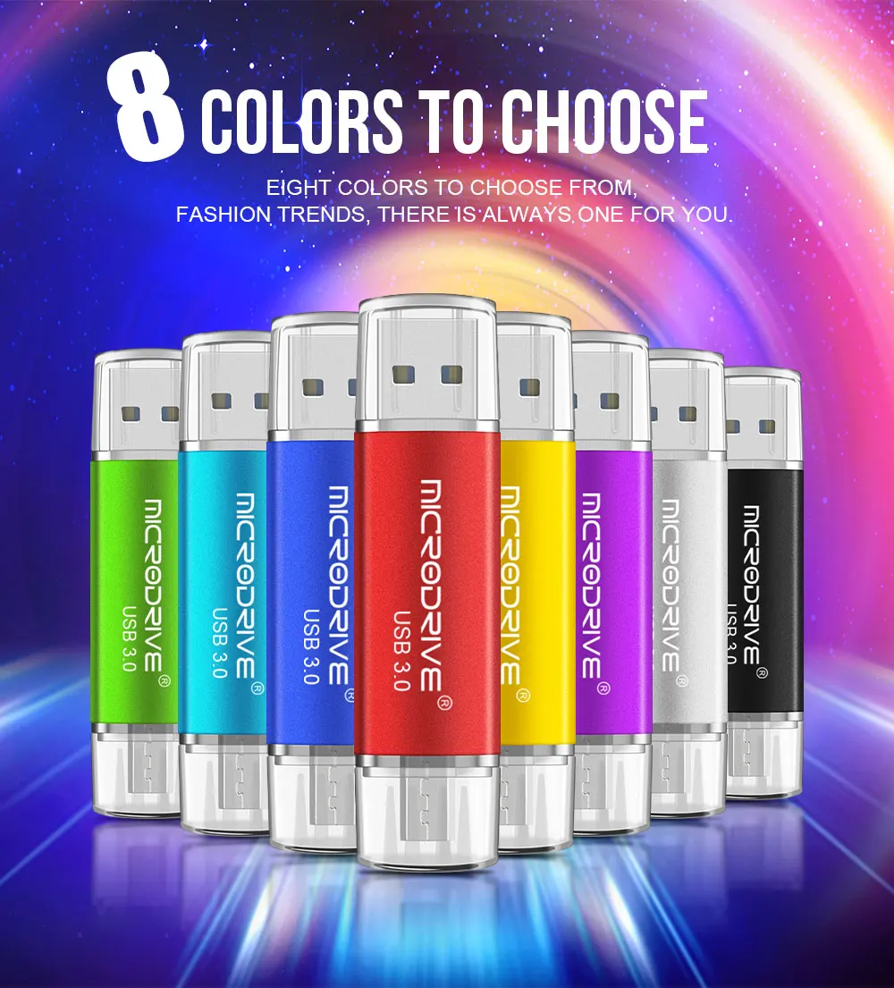 Полная емкость Usb 3,0 OTG USB флеш-накопитель для смартфонов/планшетов/ПК 16 ГБ 32 ГБ 64 Гб 128 ГБ флеш-накопитель высокоскоростной флеш-накопитель