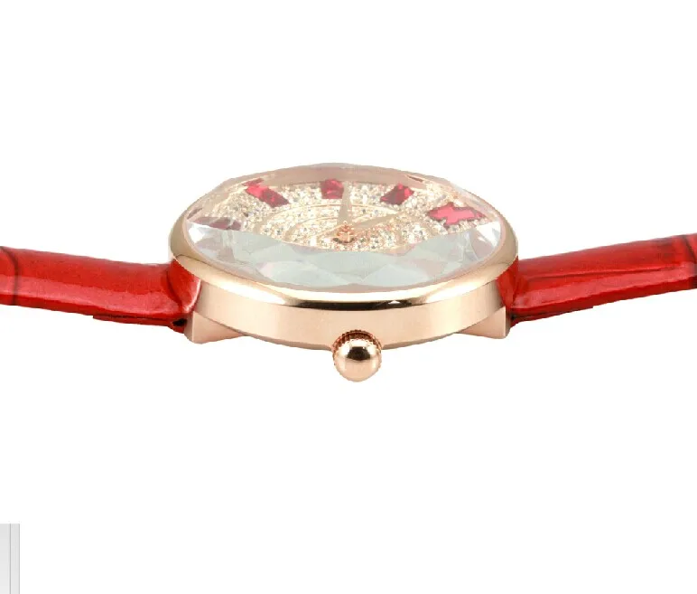 Брендовые корейские стильные тонкие часы на кожаном ремешке повседневные