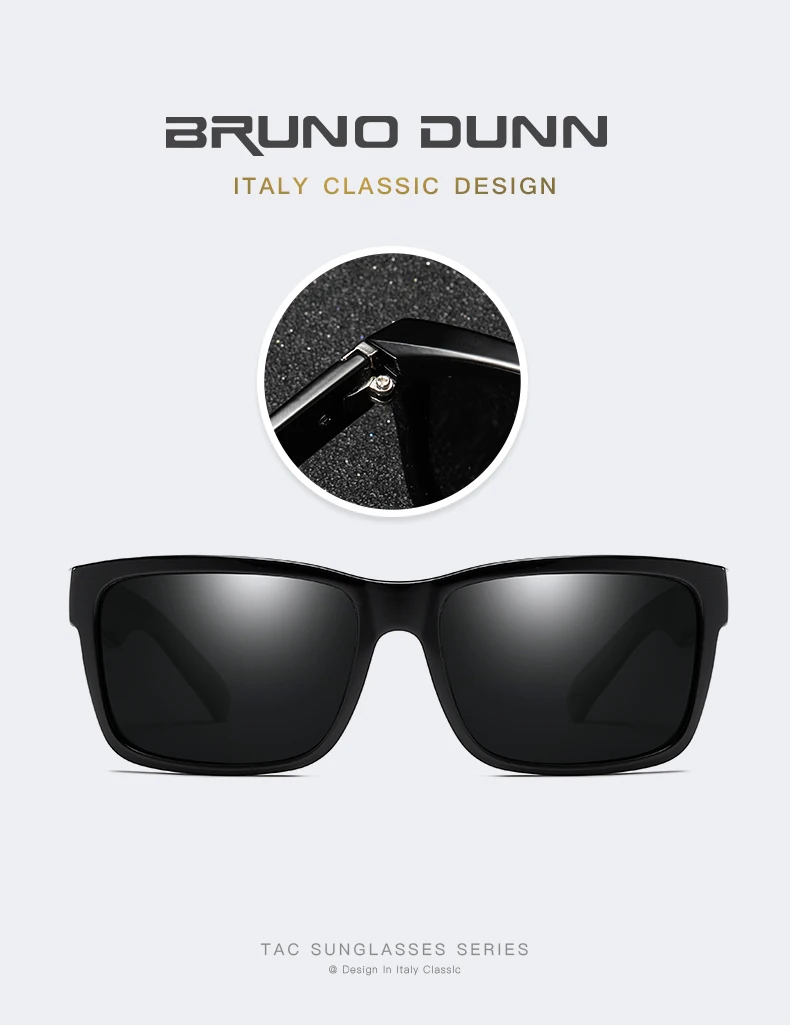 Bruno Dunn Brand Designer Polarized Sunglasses Men Sun Glases women oculos de sol masculino Lunette soleil femme sunglases