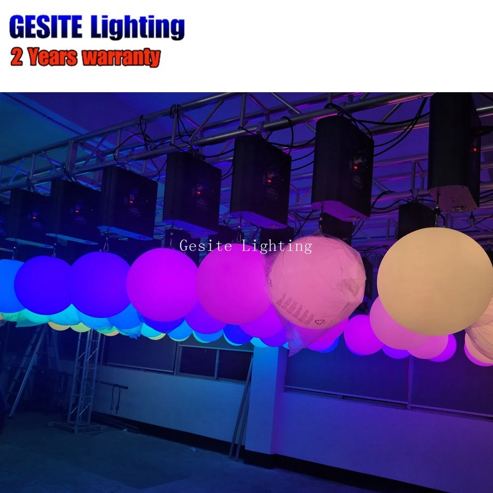 Полноцветный RGB светодиодный подъемный шарик DMX512 контроль сцены цветной