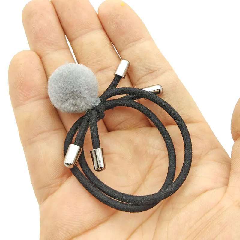 

Lots 100Pcs Cute Ball Elastic Holders Gum Fashion Women Double Layers Rubber Bands Headwear Girl's Hair Accessories