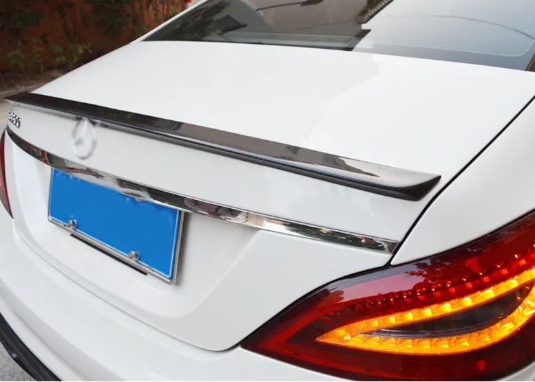 Для Benz W218 класс cls спойлер cls320 cls300 350 cls400 2012 2018 высококачественный карбоновый