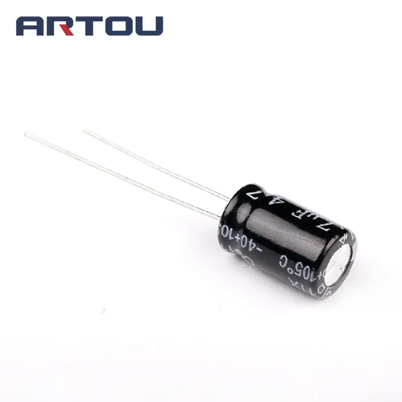 50 шт. 4 7 мкФ 400 В электролитические конденсаторы 8х12 мм|electrolytic capacitors|4.7uf 400vcapacitor