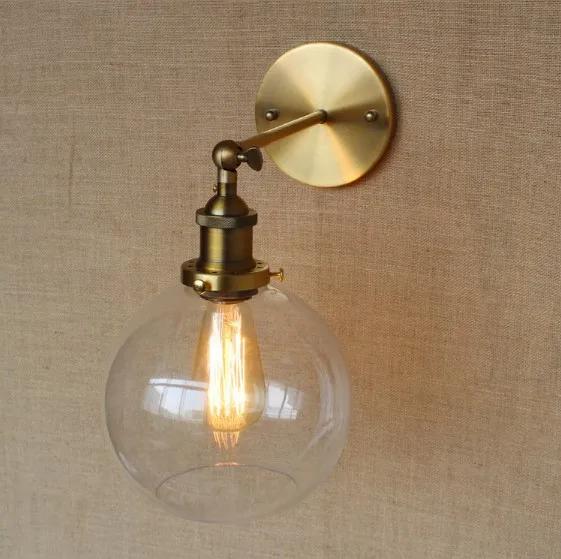Настенный винтажный настенный светильник 60 Вт из латуни|vintage wall light|wall lightedison sconce |
