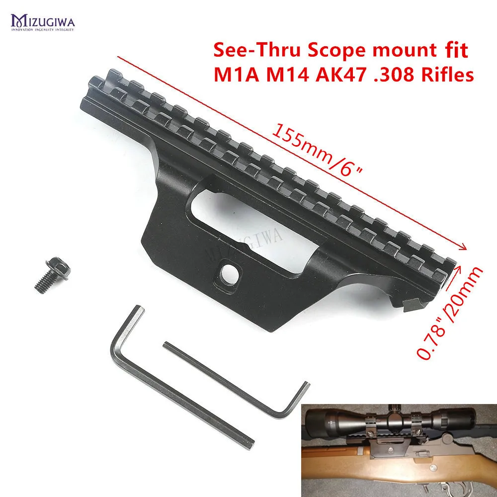 См-через прицел крепление 15 слотов держатель направляющая сторона 20 мм планки