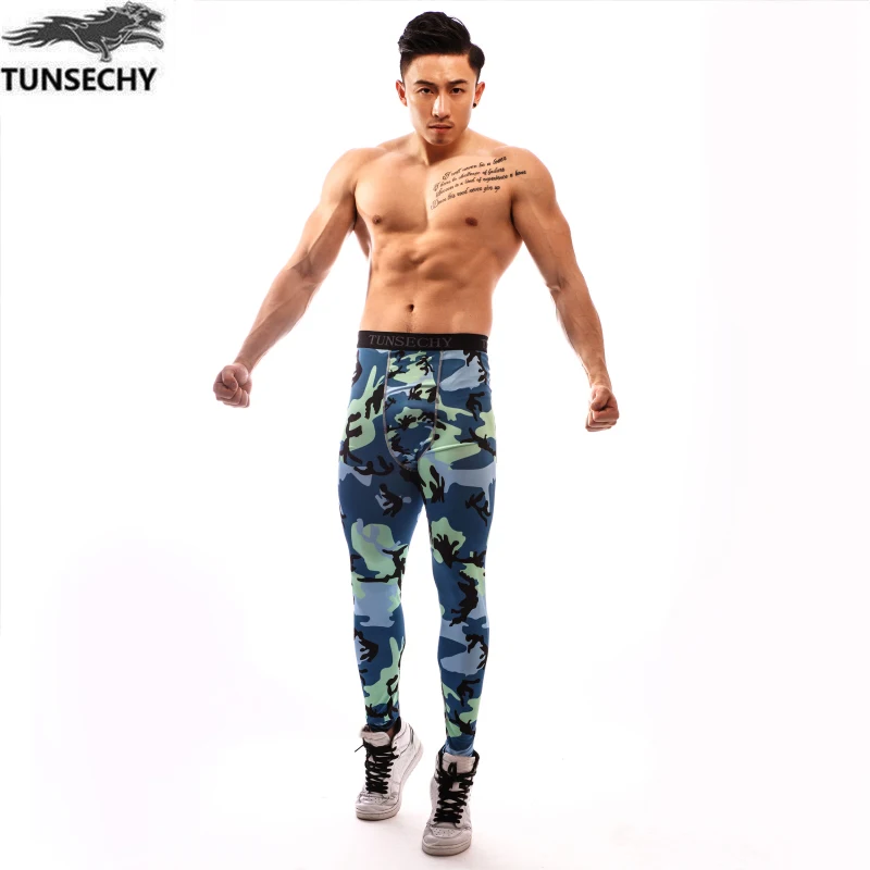 TUNSECHY 2019 зимнее теплое тонкое мужское термобелье с 3D принтом длинные кальсоны