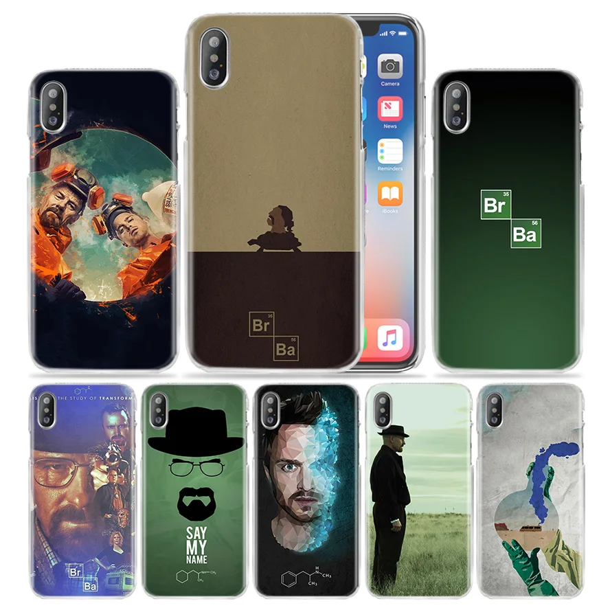 Чехол Breaking Bad для iPhone 12 Mini XS Max XR X 10 7 7S 8 6 6S Plus 5S SE 5 прозрачный жесткий пластик 11 Fundas