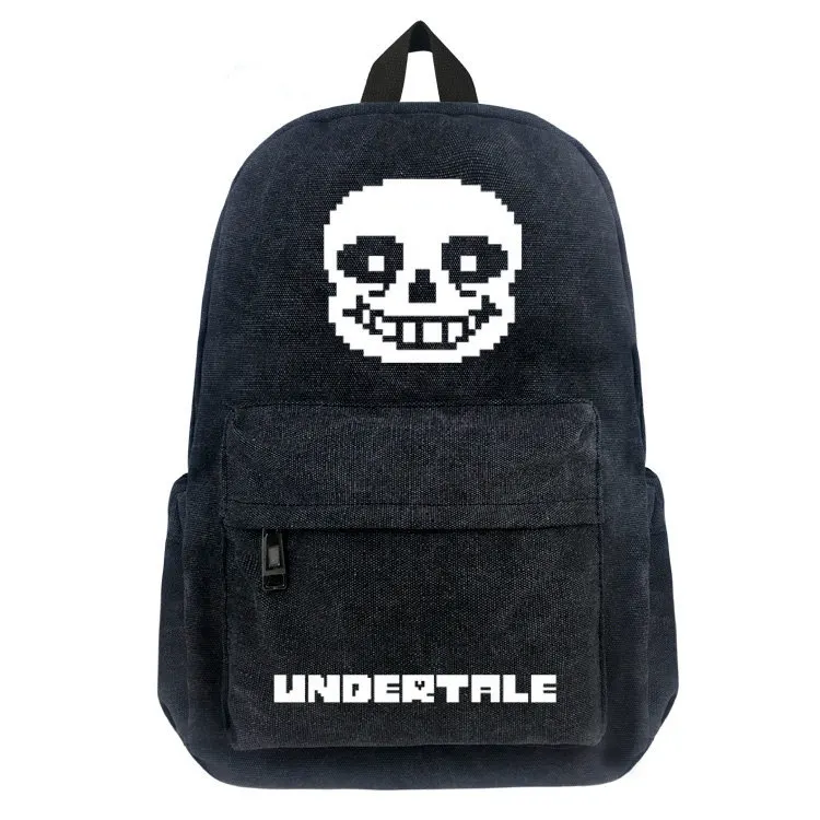 Аниме Undertale рюкзак для подростков девочек мальчиков студентов Bookbag Sans Papyrus Мультфильм mochila мужчин ноутбук плечи сумки Дорожная сумка