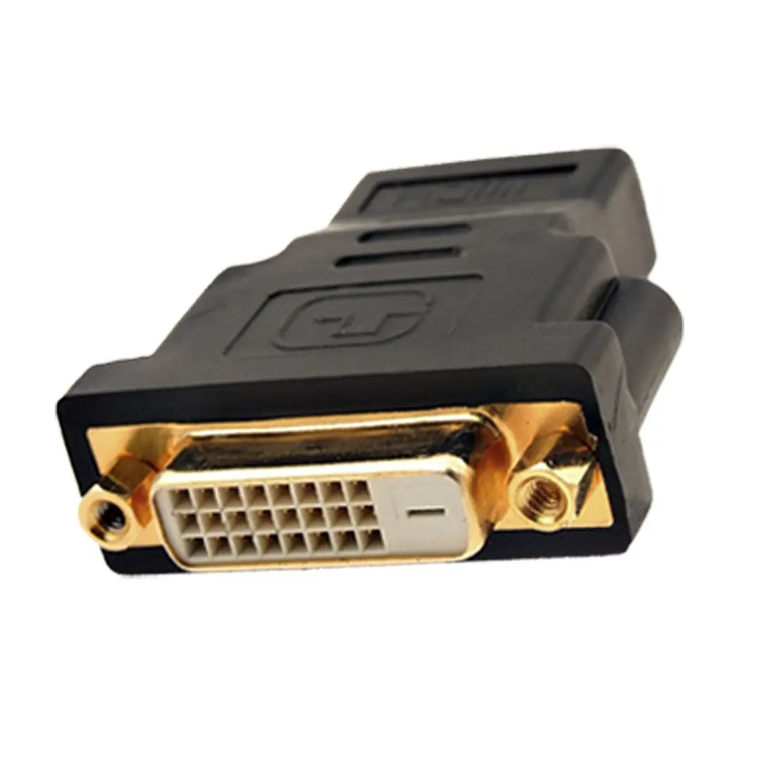 Новый стиль ТВ DVI D с двойным соединением Женский к HDMI конвертер адаптер|female