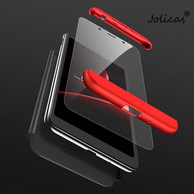 For Xiaomi Redmi 6A Case Luxury 360 Degree Full Cover Hard Plastic Back Funda Coque xiaomi Cheap | Мобильные телефоны и