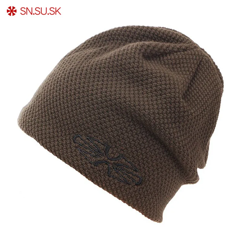 

SN.SU.SK skiing hat warm winter knitted beanie hats for men women caps skullies and beanies cap snow casual bonnet hat ski cap