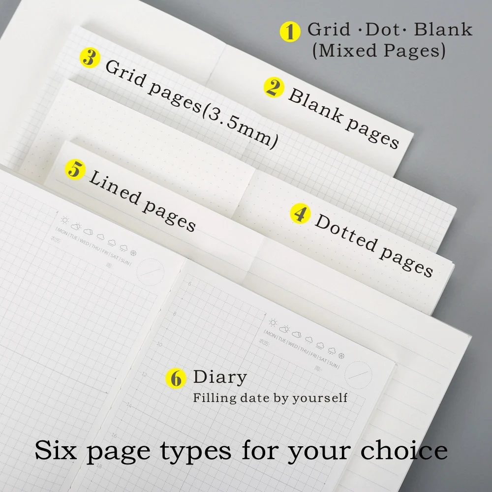 Блокнот в точку формата А6 с обложкой для рисования маслом цвет ассортименте|planner