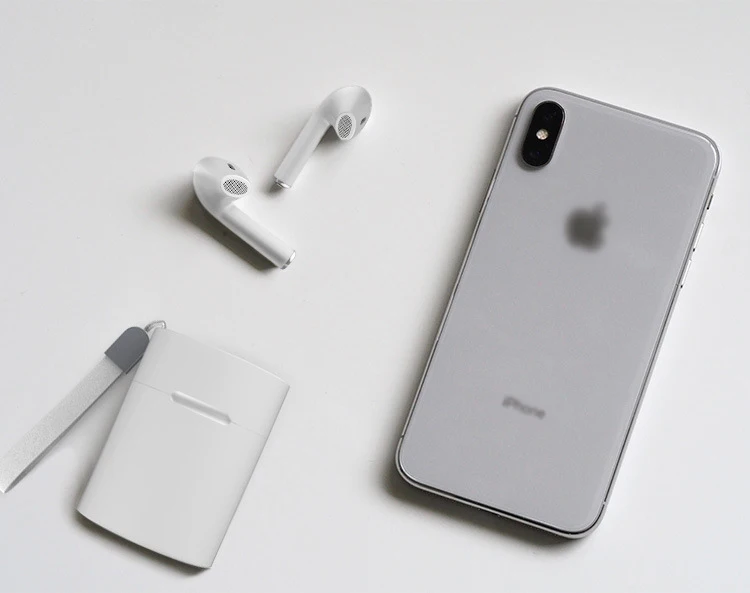 Настоящие беспроводные Bluetooth наушники для телефона умные сенсорные умные портативные наушники с шумоподавлением HIFI TWS с микрофоном