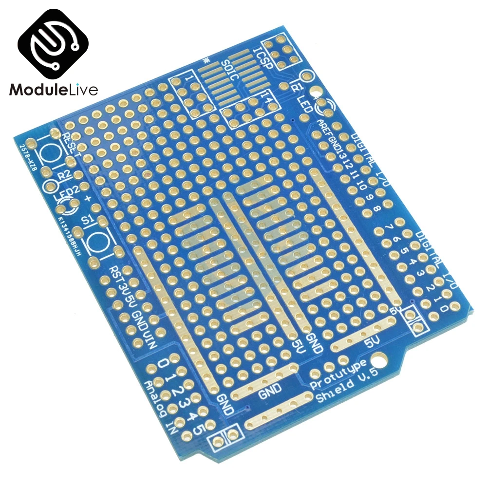 Прототип печатной платы для Arduino R3 защитная плата искусственное волокно 2 мм шаг 54