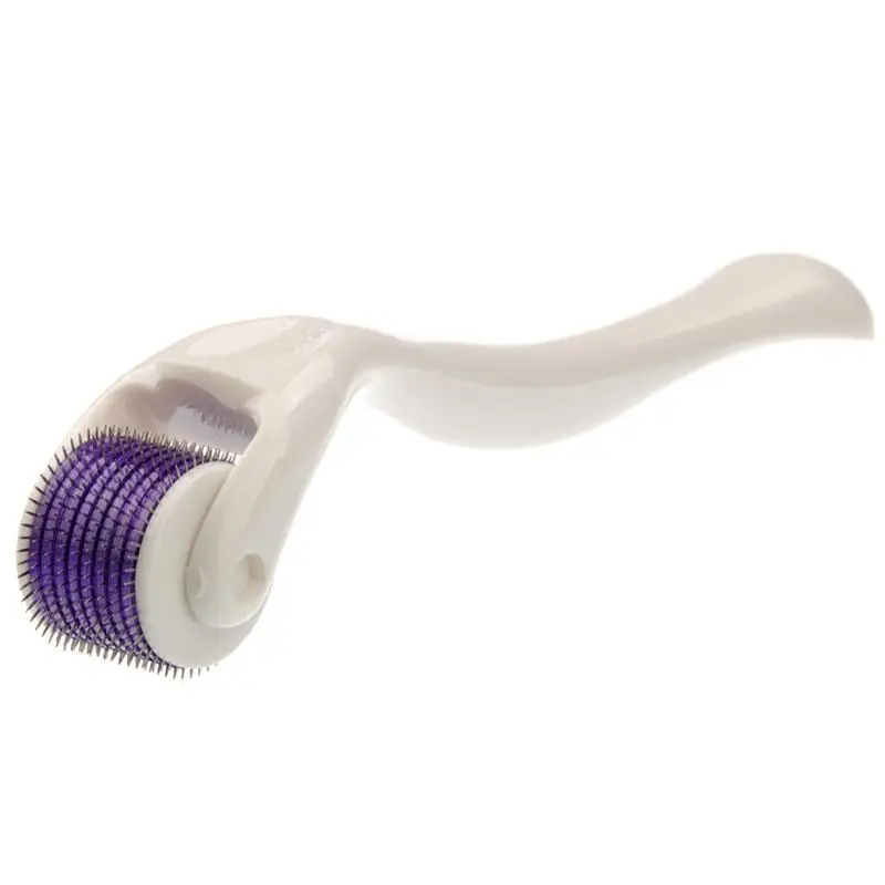 TinkSky TS2 540-Needles Micro-needle Roller Medical Therapy Skin Care Tool- 0.2mm Needle Length(White+Purple