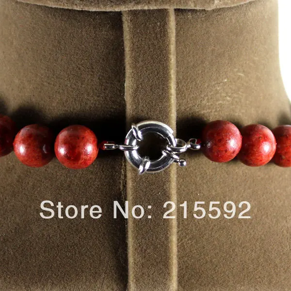 Бесплатная доставка! Чудесные красные подвески из натурального коралла ожерелье