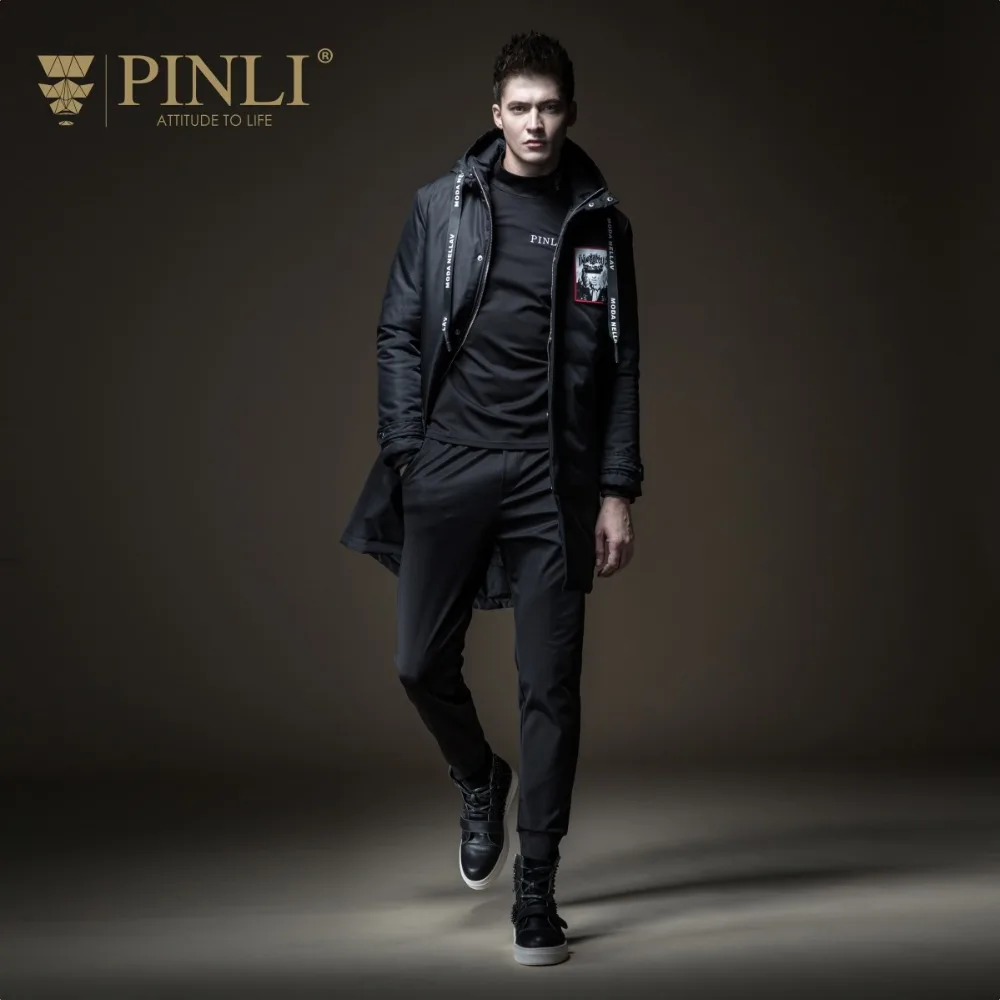 Pinli 2020 зимнее Новое поступление со скидкой облегающее длинное однотонное модное