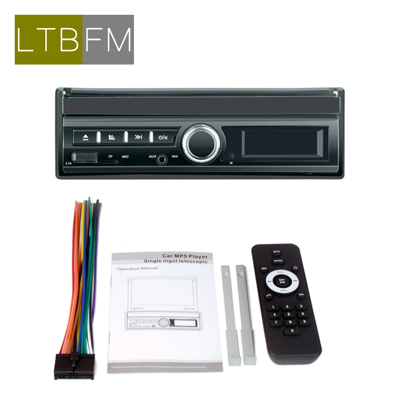 LTBFM 2 Din автомобильное радио Bluetooth Зеркало Ссылка 2din автомобильный мультимедийный плеер сенсорный экран Выдвижной MP5 плеер USB аудио стерео автомобиль