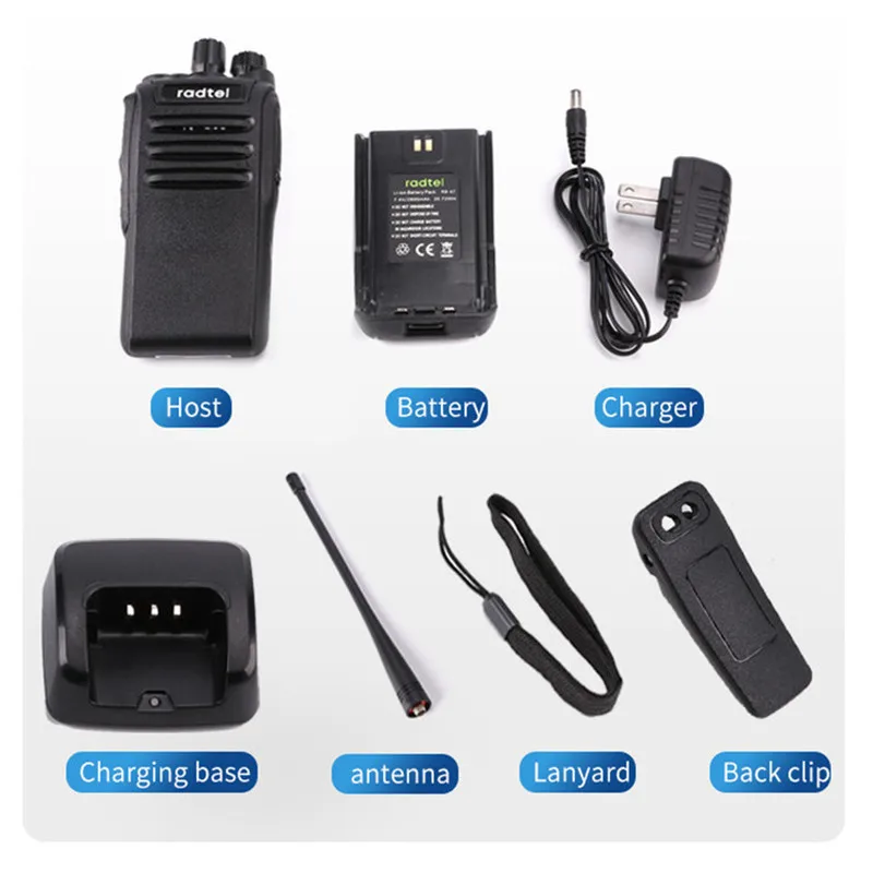 RADTEL RT 67B UHF 400 470 МГц профессиональный ручной Водонепроницаемый трансивер