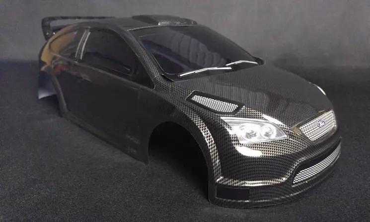 1/10 RC ONROAD самоходный автомобиль PC корпус из углеродного волокна 190 мм FFord Foucs RS WRC