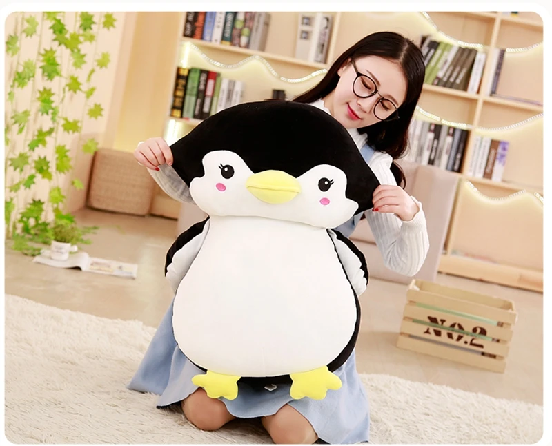 Kawaii Плюшевый Пингвин плюшевая игрушка мягкие животные Кукла Детская Удобная спальная Подушка подарок на день рождения День святого Валентина для девочки 24 дюйма 60 см