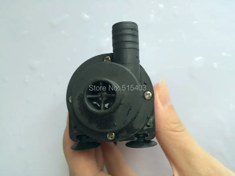 Сверхмощный 6-24vdc Micro DC погружной насос, бесщеточный, Максимальная головка 8 м, 1200LPH низкая Шум, ультра-тихий, Водонепроницаемый, Мощность экономии