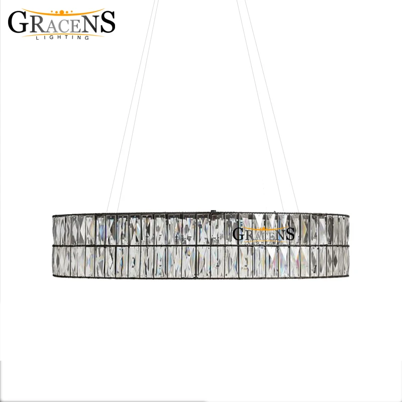Promotion Sales LED Round Crystal Pendant Lightings Vintage Hanging Light Lamp Lustre for Home Dining room Decoration | Освещение