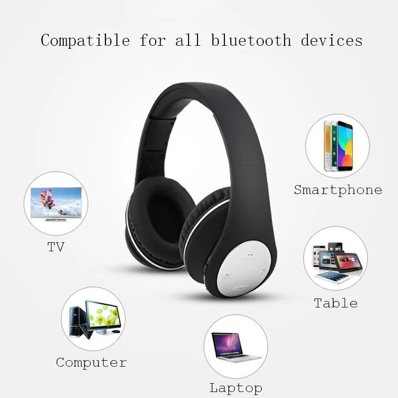 Беспроводные Bluetooth наушники VAROLO BT-990 стерео звук с микрофоном шумоподавление