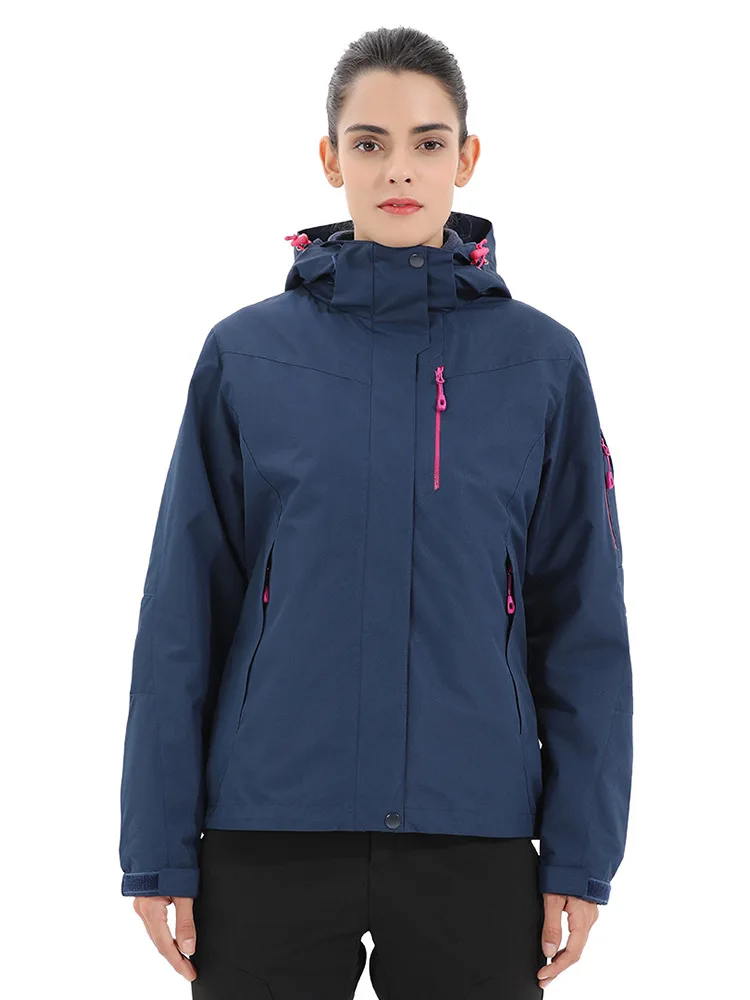 

2018 new couples, men's and women's assault clothes waterproof windproof warm clothes three wear suits climbing suits
